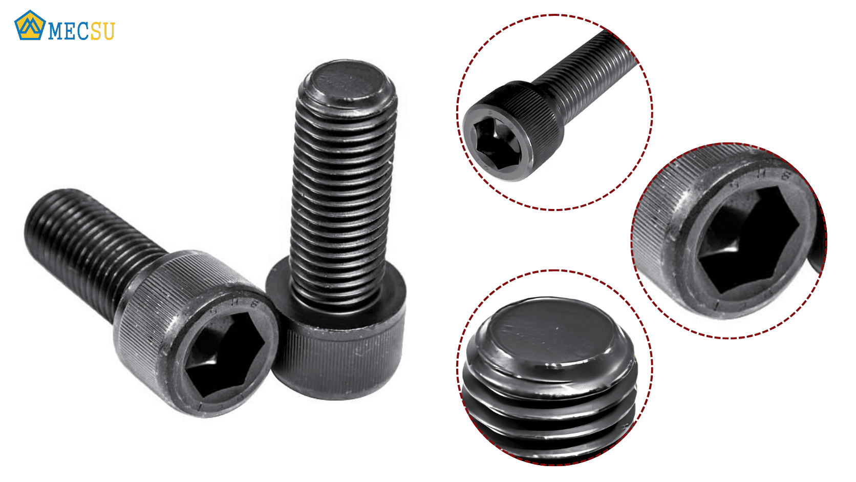 Lục giác 6 cạnh chìm bên trong đầu bu lông